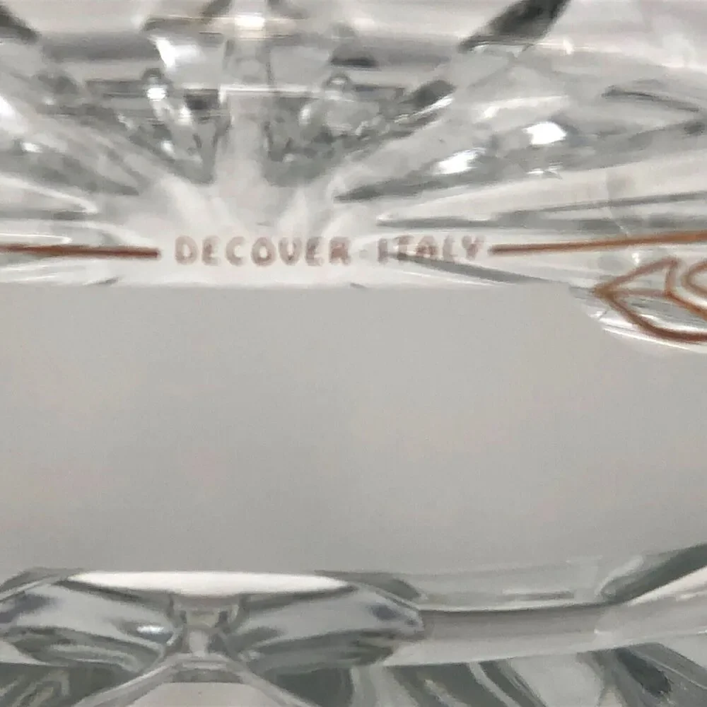 MCM Decover Italy Glass Chip & Dip Elegant Snack Bowl Set VTG Mod 60s